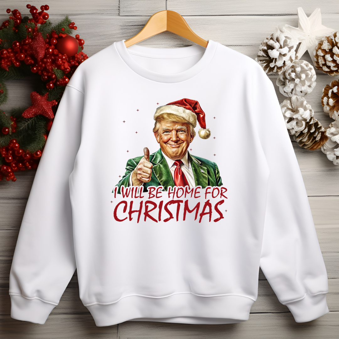 Donald Trump Christmas Homecoming Sweatshirt WrekageCustoms