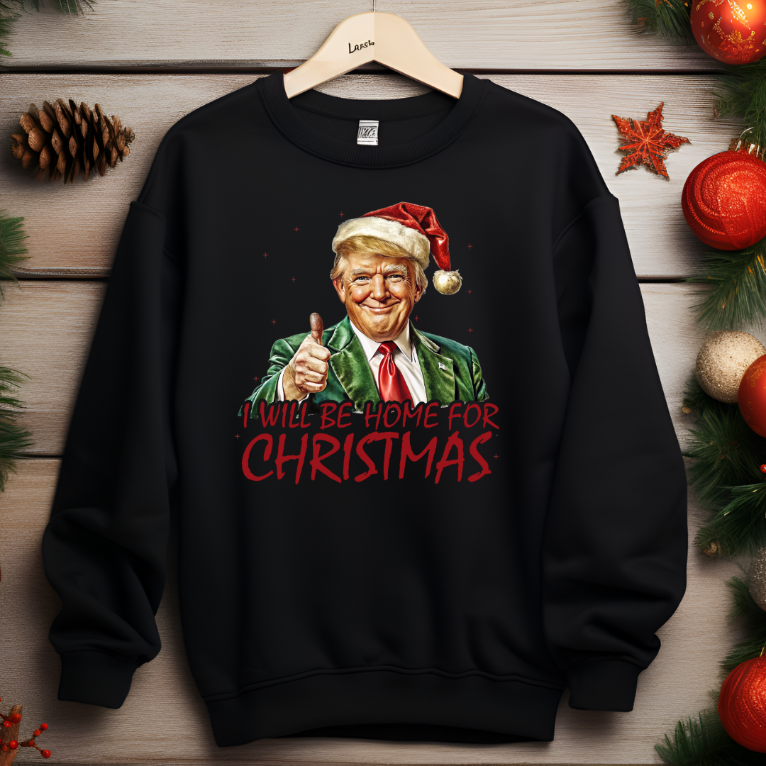 Donald Trump Christmas Homecoming Sweatshirt WrekageCustoms