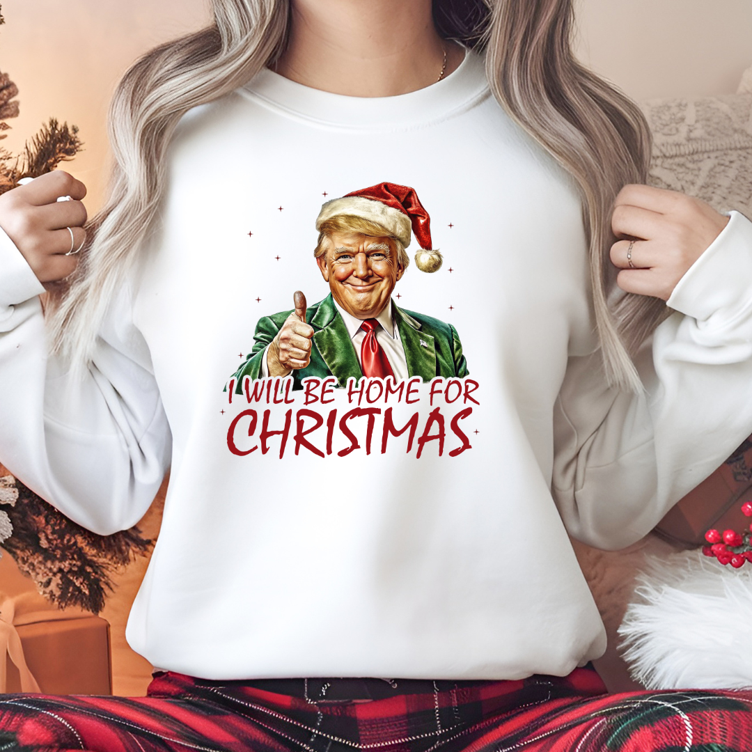 Donald Trump Christmas Homecoming Sweatshirt WrekageCustoms