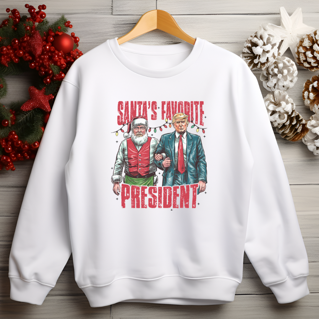 Christmas President Shirt - Santa’s Favorite WrekageCustoms