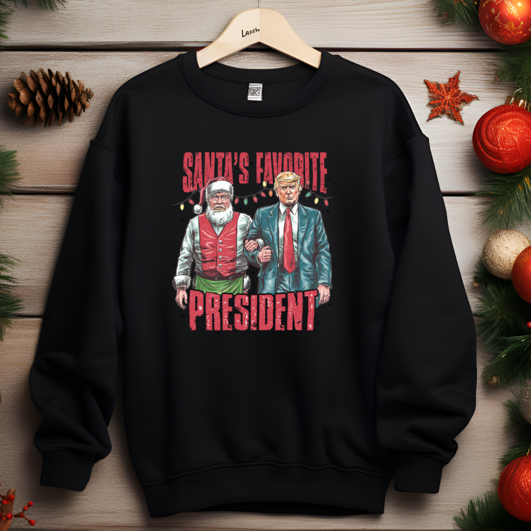 Christmas President Shirt - Santa’s Favorite WrekageCustoms