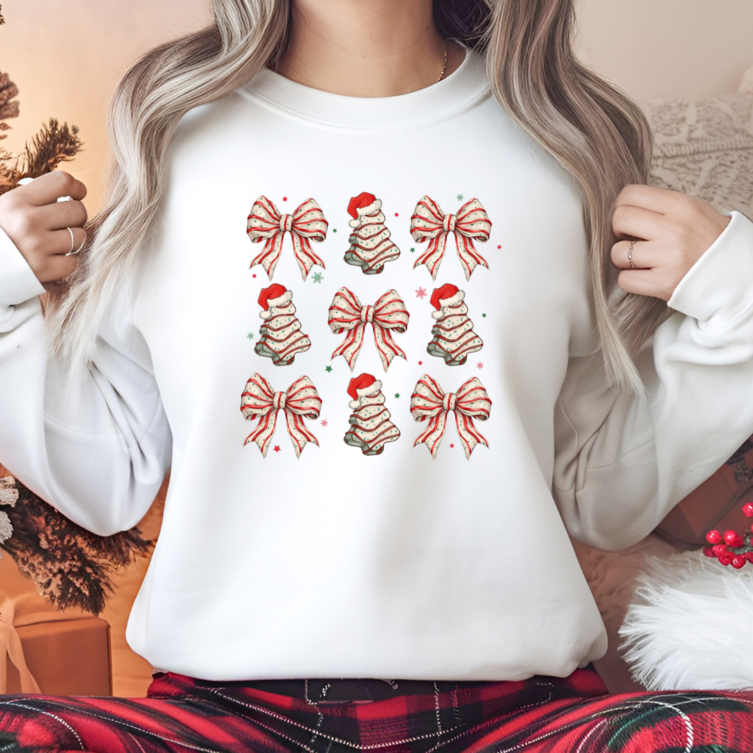 Coquette Christmas Tree Cake Sweater WrekageCustoms