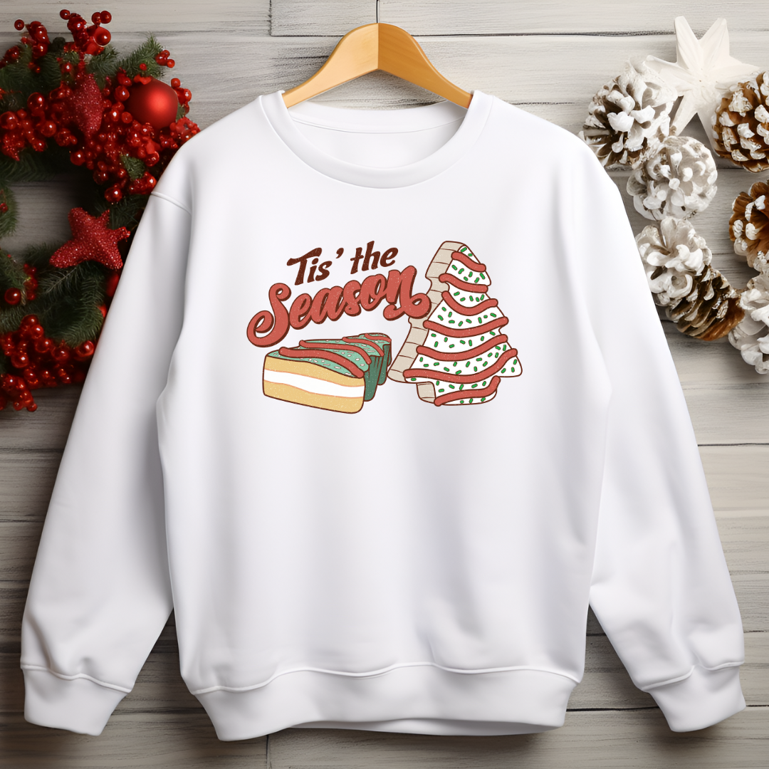 Tis the Season Christmas Tree Cake Shirt WrekageCustoms