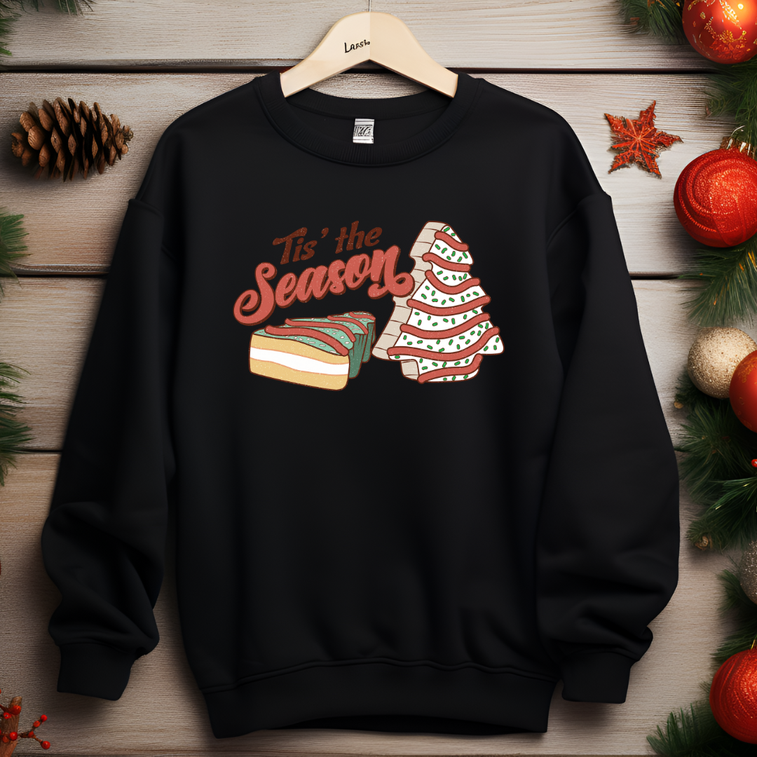 Tis the Season Christmas Tree Cake Shirt WrekageCustoms