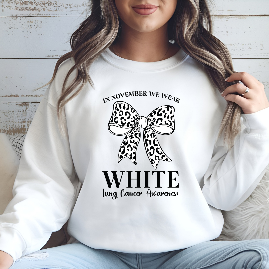 November, Wear White for Lung Cancer WrekageCustoms