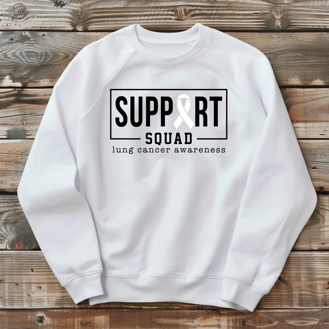 Lung Cancer Support sweatshirt WrekageCustoms