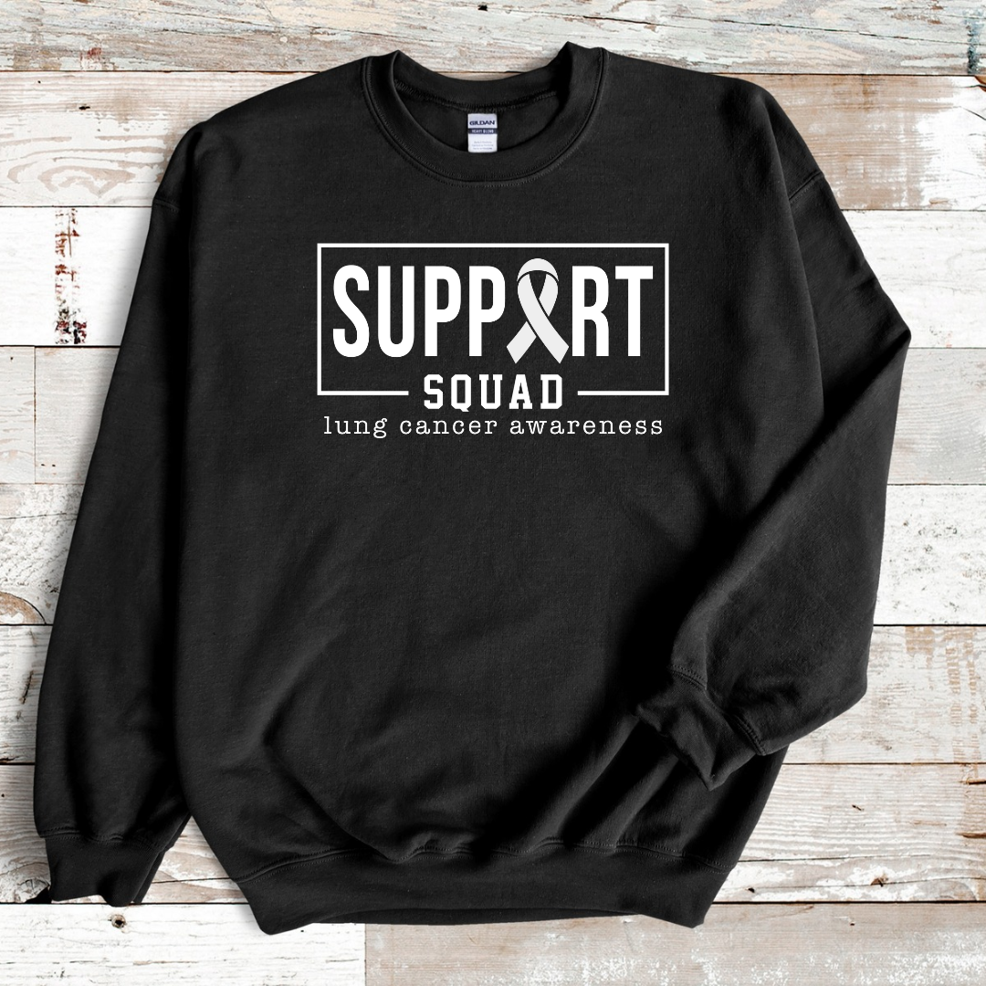 Lung Cancer Support sweatshirt WrekageCustoms